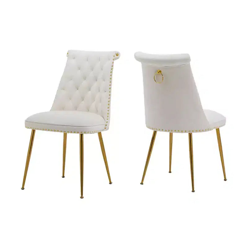 Clihome Velvet Dining Chairs Set of 2