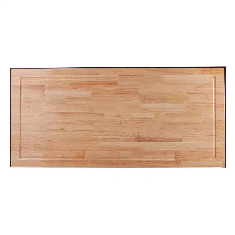 Îlot de cuisine fixe brun