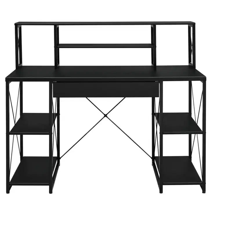 HomeRoots 47 Black Computer Desk