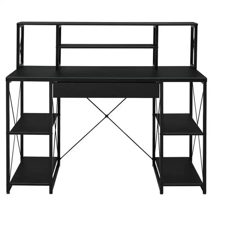 Bureau informatique noir