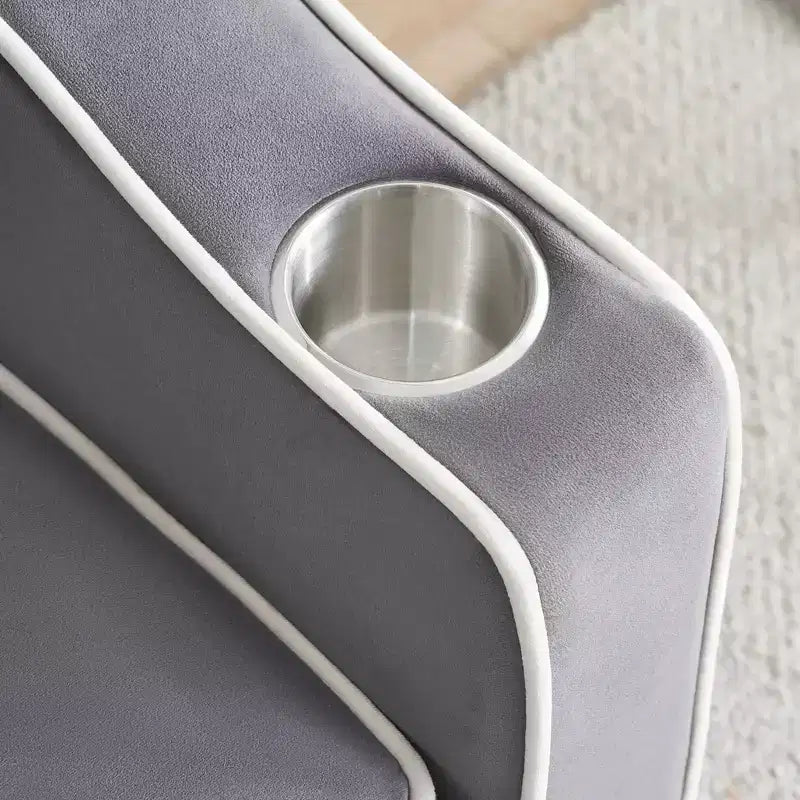 Commode à tiroirs avec cadre en métal et plateau en bois