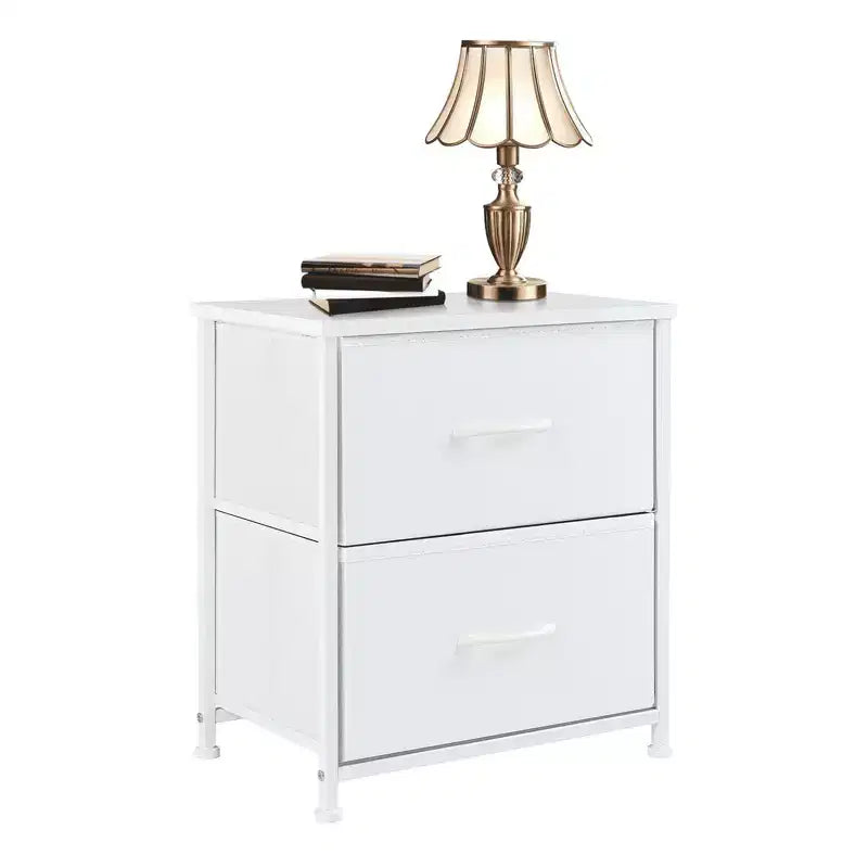 Commode à tiroirs avec cadre en métal et plateau en bois