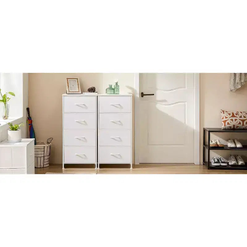 Commode à tiroirs avec cadre en métal et plateau en bois