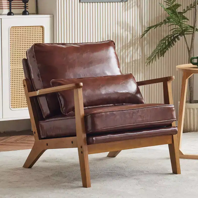 Fauteuil de salon individuel rembourré