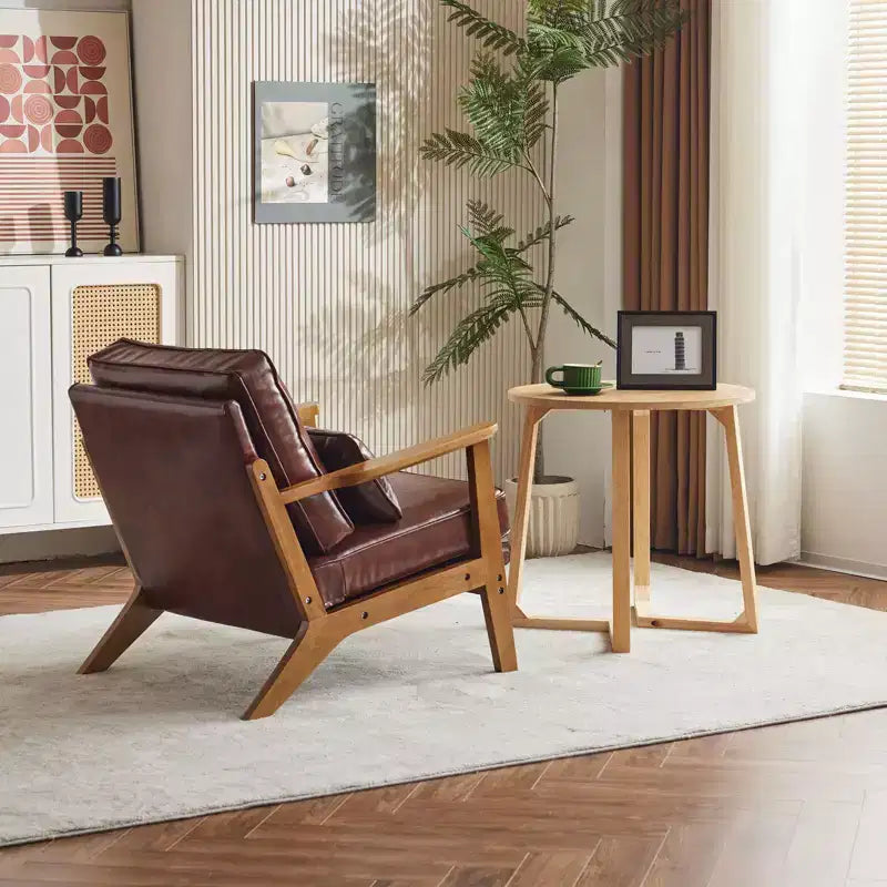 Fauteuil de salon individuel rembourré
