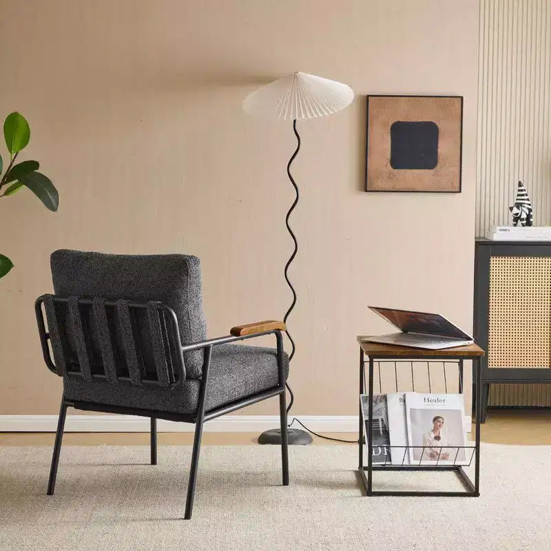 Fauteuil de salon moderne avec accoudoirs