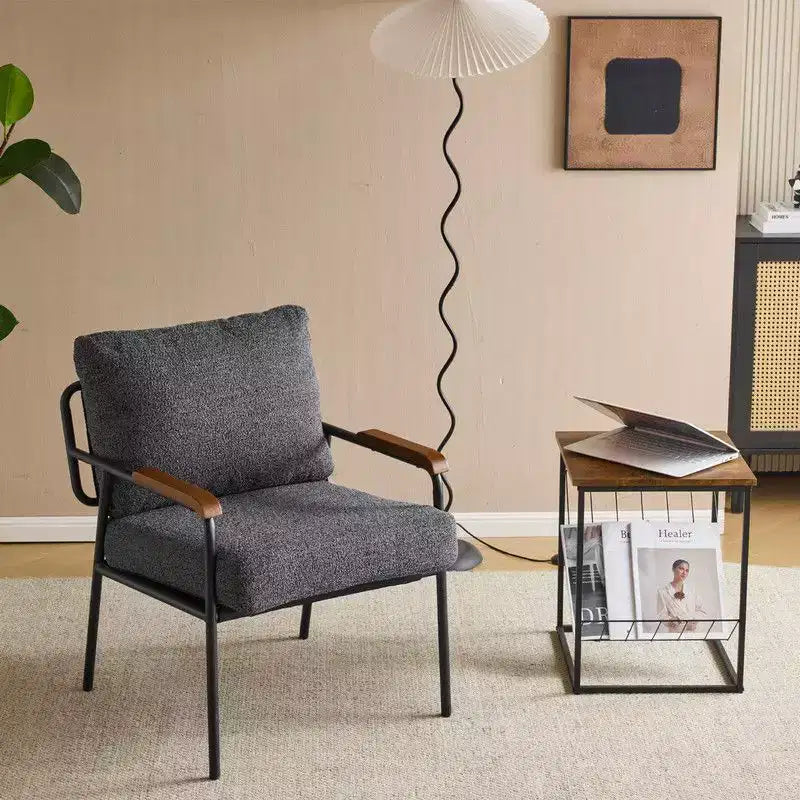 Fauteuil de salon moderne avec accoudoirs