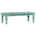 vidaXL Coffee Table Multicolor Solid reclaimed wood 43.3 x 19.7 x 13.4 in