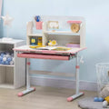 Pupitre d'étude en bois pour enfants, réglable en hauteur, avec plateau inclinable