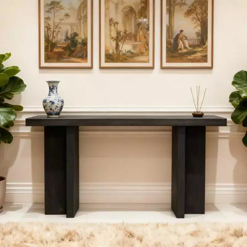 Karl Home 42''Modern Wooden Narrow Console Table for Entryway and Living Room