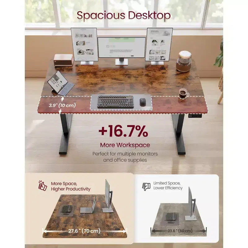 Bureau électrique assis-debout, Bureau à hauteur réglable