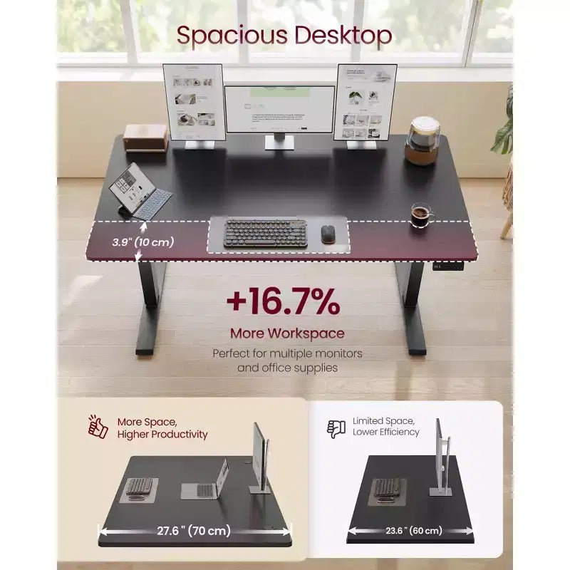 Bureau électrique assis-debout, Bureau à hauteur réglable