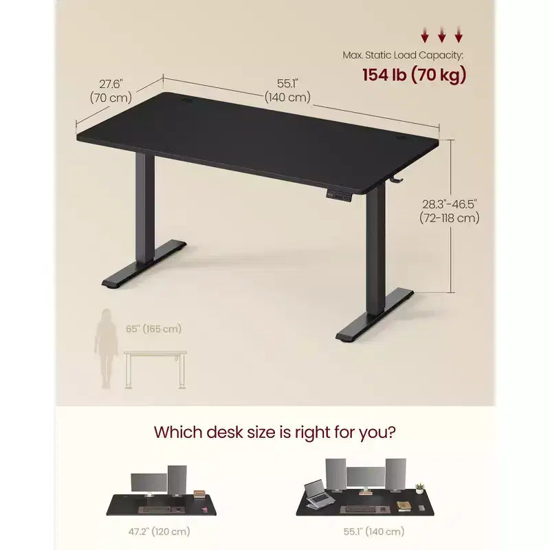 Bureau électrique assis-debout, Bureau à hauteur réglable