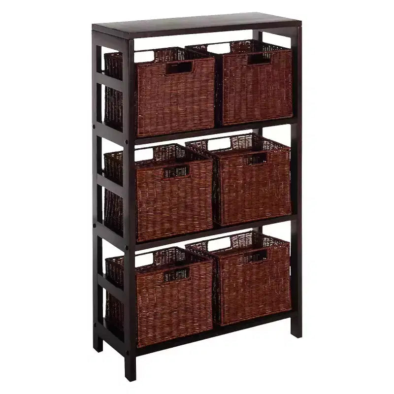 Étagère large à 3 sections – Expresso
