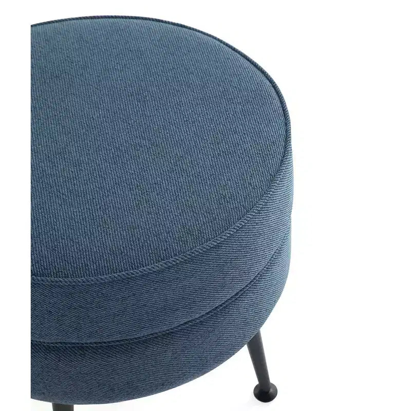 Pouf rembourré en tissu de polyester mélangé