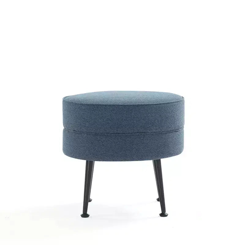 Pouf rembourré en tissu de polyester mélangé