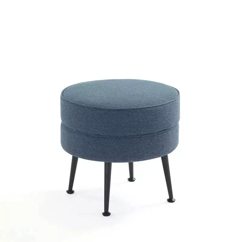 Pouf rembourré en tissu de polyester mélangé