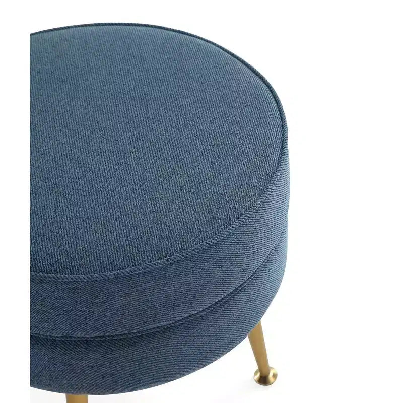 Pouf rembourré en tissu de polyester mélangé