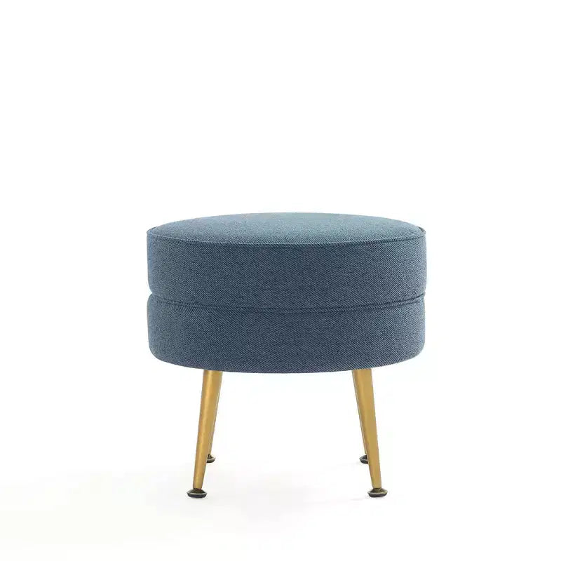 Pouf rembourré en tissu de polyester mélangé