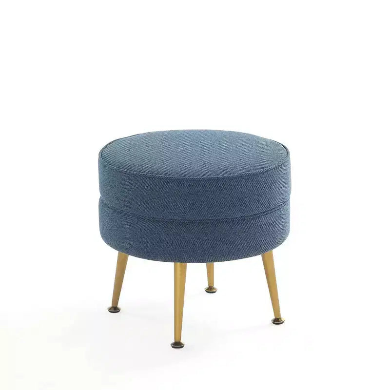 Pouf rembourré en tissu de polyester mélangé
