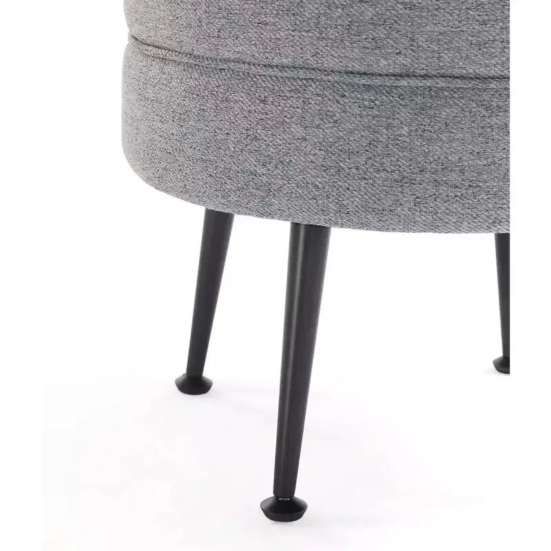 Pouf rembourré en tissu de polyester mélangé