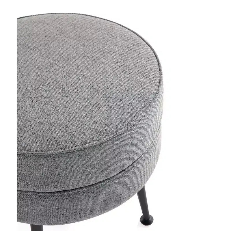 Pouf rembourré en tissu de polyester mélangé