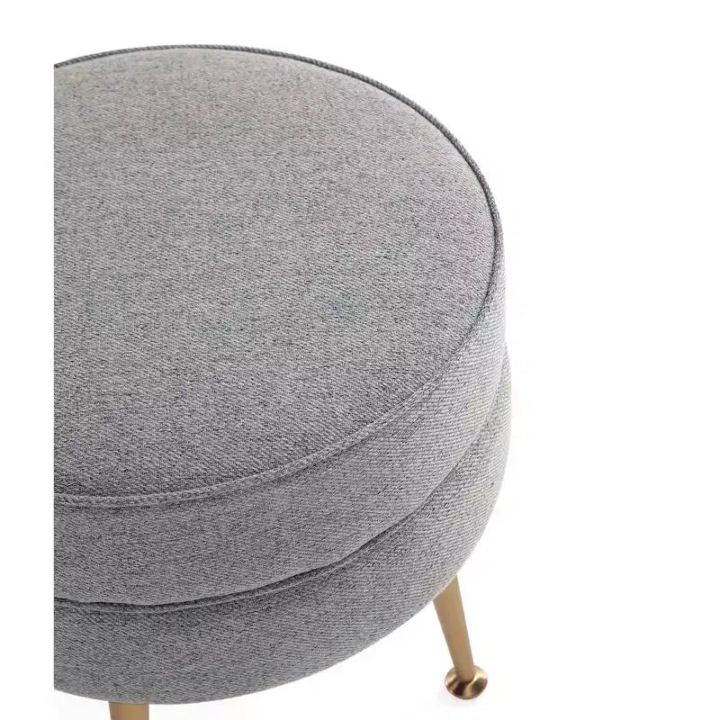 Pouf rembourré en tissu de polyester mélangé