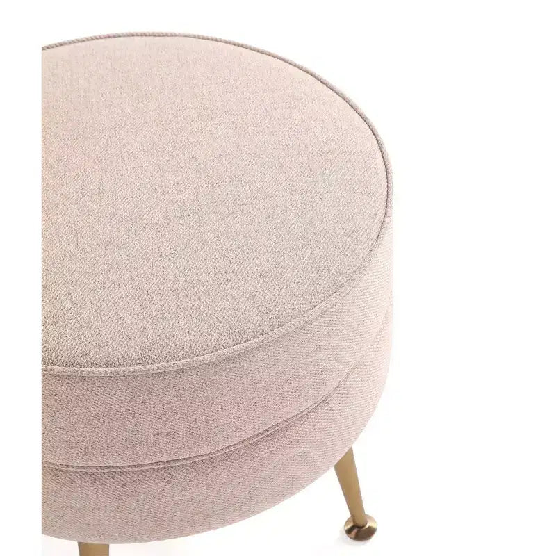 Pouf rembourré en tissu de polyester mélangé