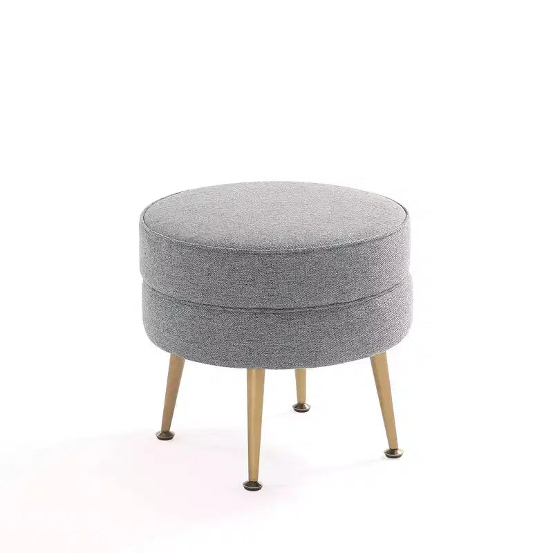 Pouf rembourré en tissu de polyester mélangé