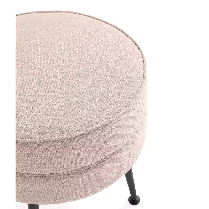 Pouf rembourré en tissu de polyester mélangé