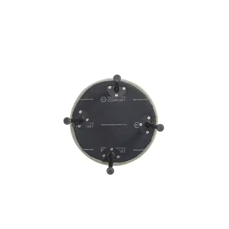 Pouf rembourré en tissu de polyester mélangé