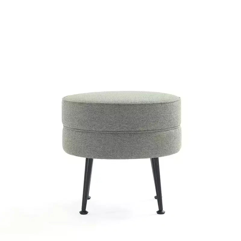 Pouf rembourré en tissu de polyester mélangé