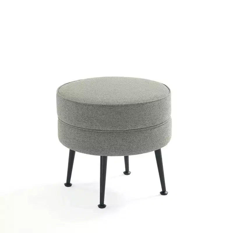 Pouf rembourré en tissu de polyester mélangé