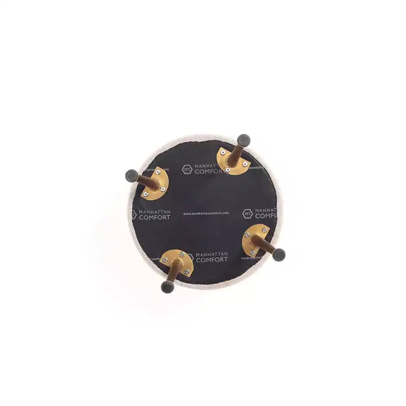 Pouf rembourré en tissu de polyester mélangé