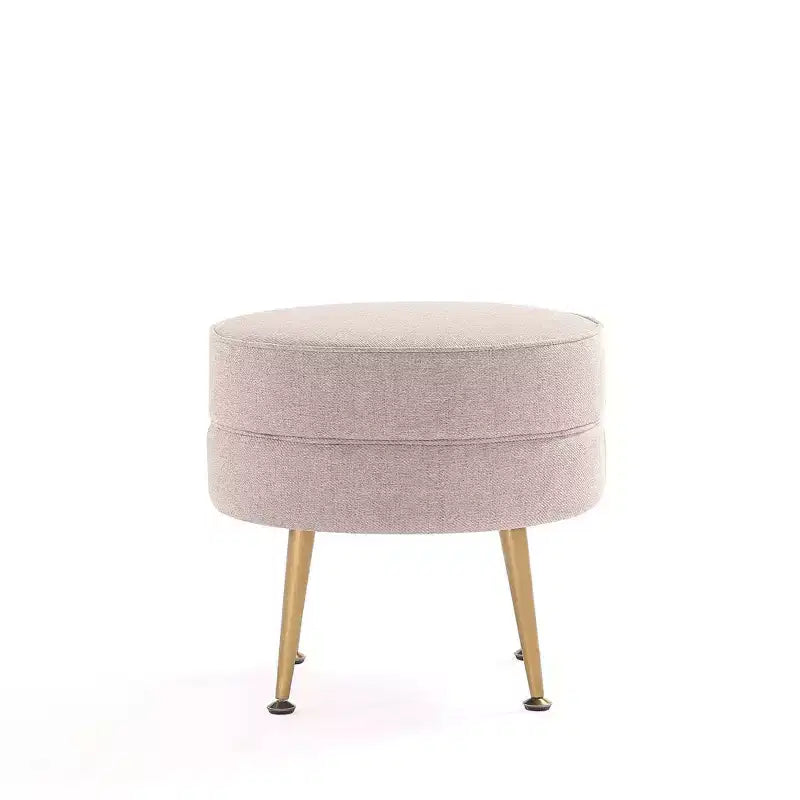 Pouf rembourré en tissu de polyester mélangé